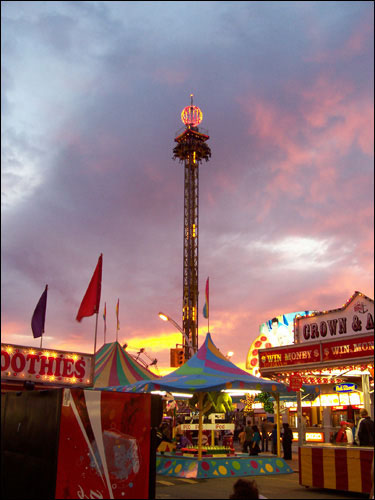 Mega Drop at Sunset