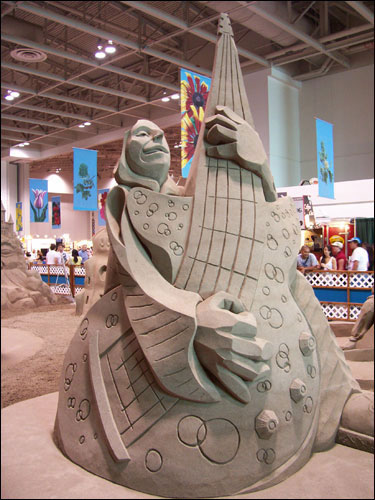 San d sculpture exhibit. CNE, August 25, 2009