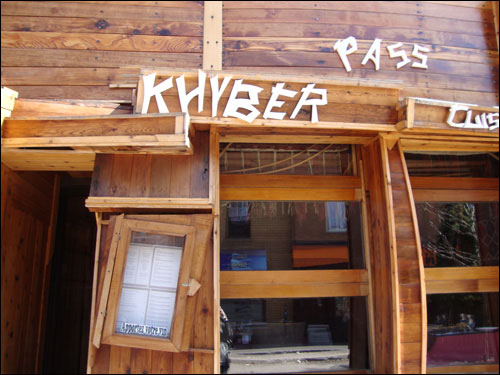 Khyber Pass restaurant, the Plateau