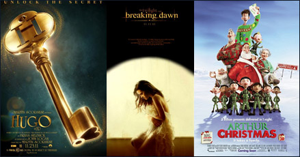 Hugo, Breaking Dawn, Arthur Christmas