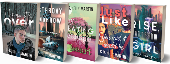 various C.K. Kelly Martin and Cara Martin book covers