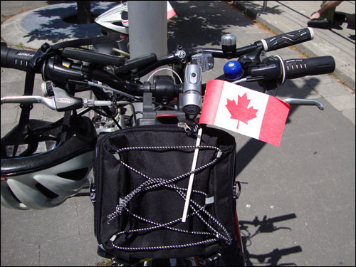 Canada Day spirit, Harbourfront, Canada Day 2010