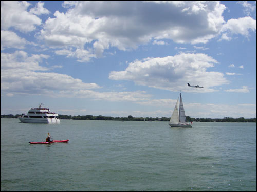 Lake Ontario, Harbourfront, Canada Day 2010