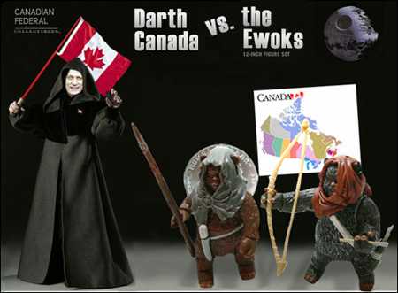 Darth Canada vs. the Ewoks