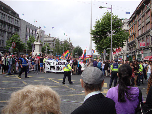 O'Connell Street, Dublin Pride Parade: June 29, 2013.