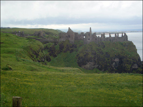 Dunluce Castle ruins, Northern Ireland, July 2, 2013