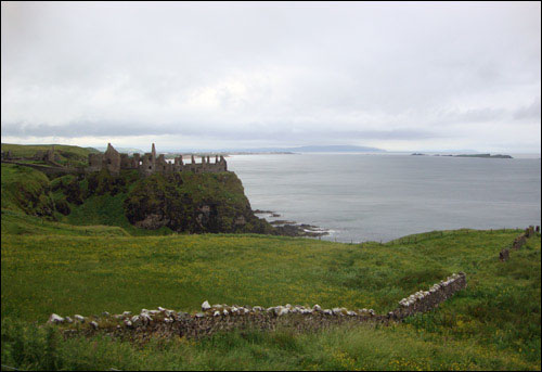 Dunluce Castle ruins, Northern Ireland, July 2, 2013