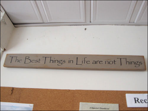 Erin Bakery: The best things in life are not things