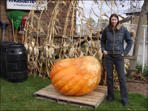 Me & a 734 pound pumpkin