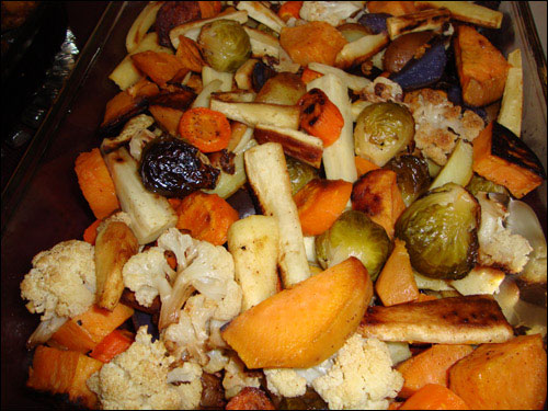 Thanksgiving veggies, October 9