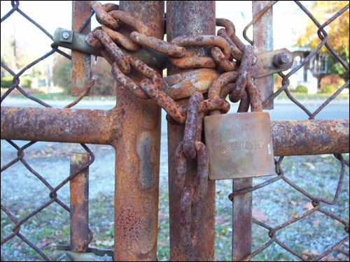 Old lock, Nov 8, 2009