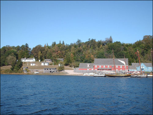 Discovery Harbour, Penetang, from Georgian Bay, September 12, 2009