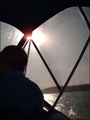 Boating on Georgian Bay, September 12, 2009