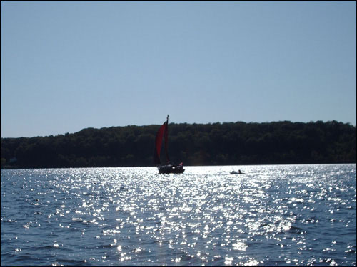 Boating on Georgian Bay, September 12, 2009