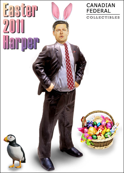 Stephen Harper figure: Easter 2011 Harper