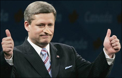 Pinocchio Harper gives the thumbs up
