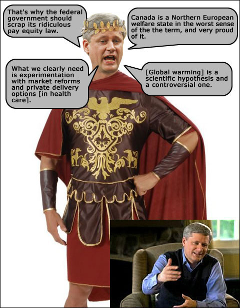 Scary stuff Stephen Harper's said