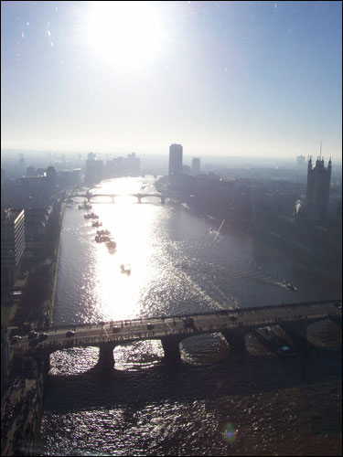 Houses of Parliament & The Thames, December 7, 2008