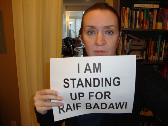 I Am Standing Up For Raif Badawi