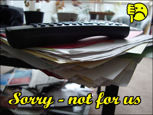 rejection folder: sorry - not for us