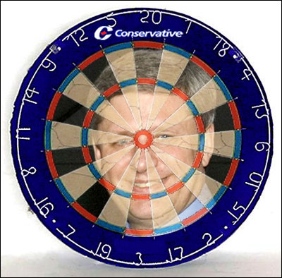 Stephen Harper dartboard