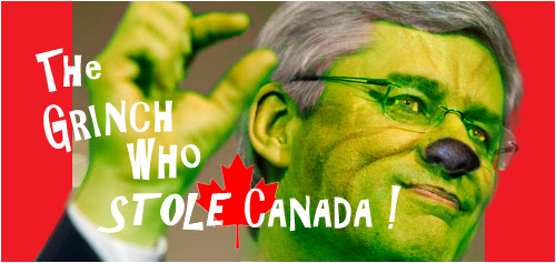 Stephen harper: The Grinch Who Stole Canada