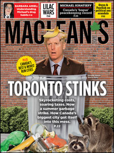 Maclean's: Toronto Stinks