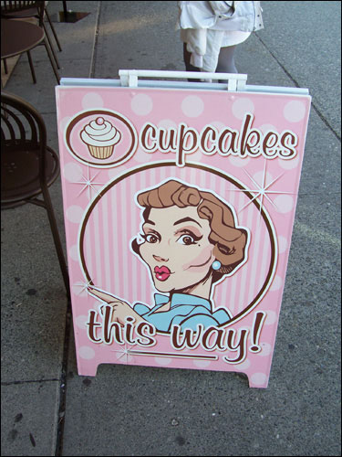 Cupcakes. off Robson Street, Vancouver