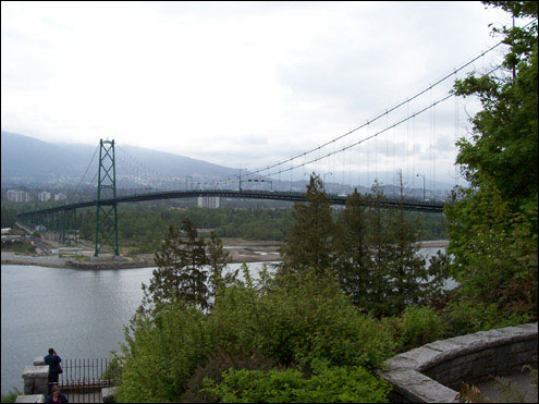 Lion's Gate Bridge from Prospect Point, Stanley Park