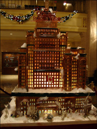 Gingerbread version of the Royal York