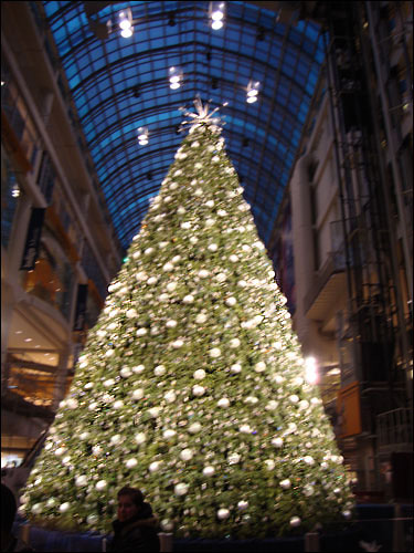 Swarovski Christmas tree, Eaton Centr