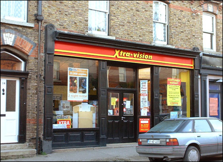 An old Xtra-Vision shop in Dublin